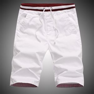 Homens shorts verão para homens homem shorts verão sólido respirável elástico cintura casual homem macho bermuda homme 210716