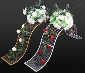 Dekoracyjne kwiaty Wieńce Metalowe Kwiat Ramy Ramki Wysokiej Jakości Dla DIY Wall Wedding Party Table Decoration