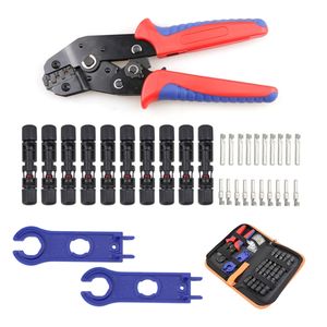 Обжимные плоскогубцы Установить терминал Eletrico Wire Clip Contule Connector Electric Tover Tool Track Tool Plipper Солнечная энергия 2546B 211110