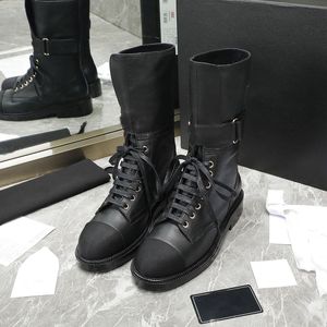 Lace Up Boots 2023 Luxury Designer Classic Leather يزيد