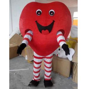 Halloween amor-coração mascote traje de alta qualidade cartoon pelúcia anime tema caráter adulto tamanho Natal carnaval festa de aniversário fancy outfit