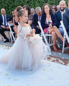 Rouge Blume für Hochzeiten Ballkleid Ärmel