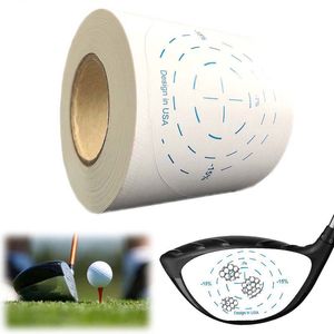 200 pcs roll Golf Impact Stickers Oversized Putter Sticker Wood Labels Roll Balls Hitting Recorder for Men Women Practice