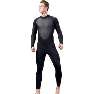 Nadar com traje de mergulho macho full bodysutuit de traje de vestes de 3 mm Nada de neoprene de manga longa para surfar snorkeling