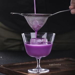 304 Stal nierdzewna łyżki łyżek COLanders Conical Cocktail Sive Great do usuwania bitów z soku Julep Sitko Bar Narzędzie Free ZC769