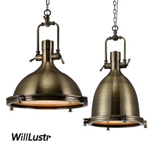 Retro Metal Pendant Lamp Industrial Iron Suspension Light Hotel Bar Restaurant Dinning Hall Loft Garage Vintage Hanging Lighting