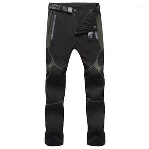 Outdoor Men Quick Drying Pants Color Stitching Mountain Climbing Pantalones Mens Fashion Jogger Windproof Trousers 3XL1