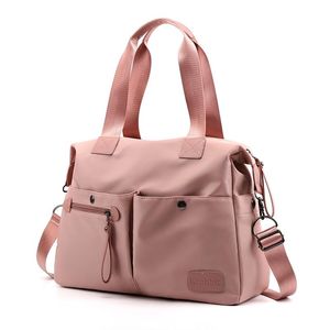 Outdoor Bags 2021 Waterproof Nylon Gym Fitness Bag Women Sack Handbag Ladies Luggage Tote Shoulder Travel Duffel Blaso For Shoes Gymtas