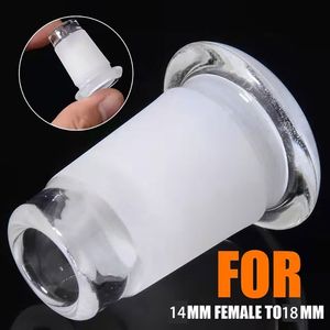 Acessórios para fumar 10mm Drop Down Adapter 14mm masculino feminino 18mm coletor de cinzas reciclador petróleo plataformas de vidro tubulação de tubulação de água barato navio grátis