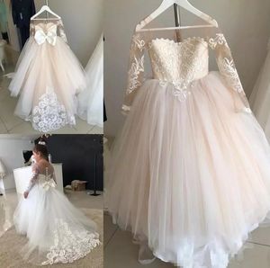 Girls Floral Princess Kids Sleeveless Rose Flower Girl Dress Wedding Party Prom Dresses Children Fashion Bow Pleated Dres