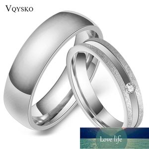 New Fashion Couple Jewelry Ring Anniversary Gift Christmas Accessories Stainless Steel Wedding Party Rings for Women Men Factory price expert design Quality