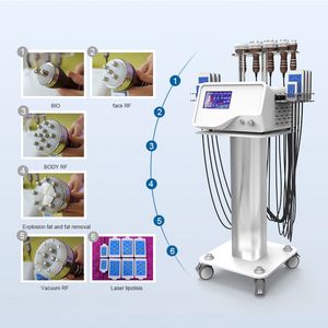 2021 para venda dispositivo de emagrecimento de cavitação 6 em 1 ultrasonic rf laser laser perda de gordura máquina portátil corpo forma de salão de beleza quente