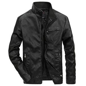 Herren Lederjacke und Mäntel Business Slim Fit Casual Designer Streetwear Kleidung Plus Size Frühling