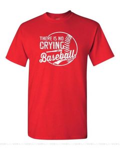 Baseball Tees großhandel-Männer T shirts dort Kein Weinen in Baseball T shirt Baumwolle T Shirt Outfit Casual