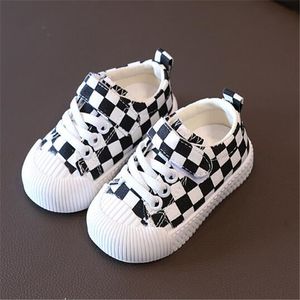 Klassiska spädbarn första vandrare skor barn baby skor anti-slippery lägenheter sko småbarn pojkar flickor duk sneakers