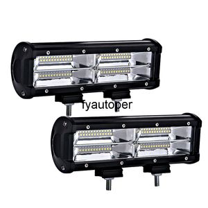 Bil LED-strålkastare 12V 144W Arbetslampa 6000K vit dimljus Hjälpkörningslampor Spotlights Truck ATV SUV Auto Headlampbil