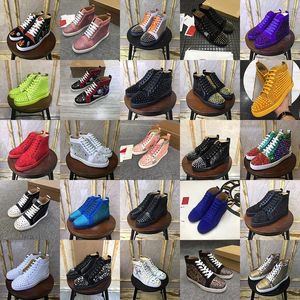 Outdoor Quality Sneakers Designer Trainers Bottoms Mens Fashion Womens Luxury Red Shoes Ladies Casual Best Bottom Boots Spike Paris Eu3 Kttq