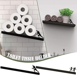 Toilet Paper Holders Creative Black Tissue Storage Rack Bathroom Kitchen Living Room Drawer Wall-mounted Or Free-standing