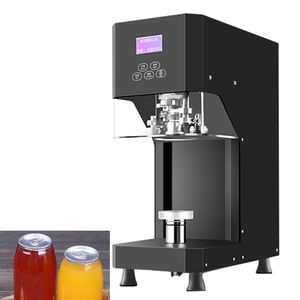 370W Can Sealing Machine 55mm Automatic Drink Bottle Sealer Coffee Tea Can Sealer 500ML 650ml Drink Bottle Seal Machine 220V