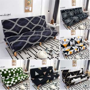 geometric folding sofa bed cover sofa covers stretchdouble seat cover slipcovers for living room geometric print 211102