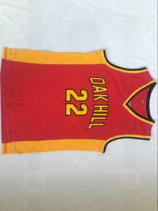 Herren 33 Kevin Durant Oak Hill High School Basketball-Trikot 22 Carmelo Anthony Genähte Herrentrikots