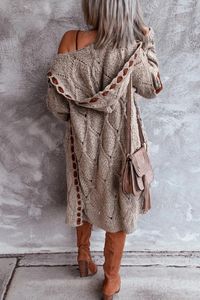 Pullover für Damen Strickwaren Langarm-Cardigan Pullover Damenpullover