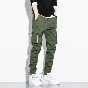 Pantaloni da uomo Autunno Nero Jogger Uomo Cargo Outdoor Tattico Casual Pantaloni in cotone felpato allentato Taglia grande 8XL