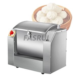 Home Use Stainless Steel Dumpling Skin Dough Kneading Making Machine Pita Bread Dough Kneader Maker Electric Pastry Flour Mixer