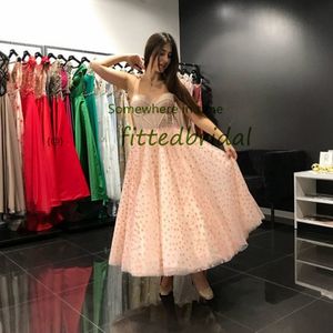 Spaghetti Straps Prom Dresses Young Girls Elegant Lace Sleeveless Sexy robe de soirée mariage