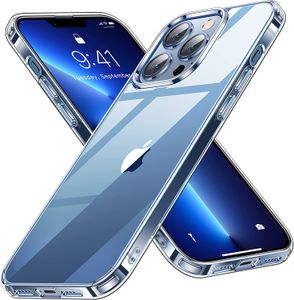 Mobil smart mobiltelefonfodral täcker skal mode tjock stötsäker vattentät transparent klar TPU+PC -material för iPhone 13Pro