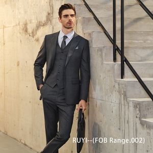 Terno (colete de calças duplas) -(FOB RANGE.002) -MTM Men's Suit Series