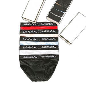 Letters Embroidery Womens Panties Vintgae Cotton Briefs for Women Fashion Ladies Underwear Thongs Pairs with Box