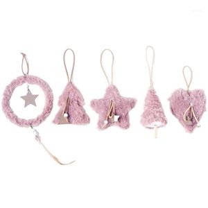 Christmas Decorations Gift Tree Plush Bedroom Hanging Ornament Easy Install Decoration Balcony Pendant Home Party Car DIY Kids1