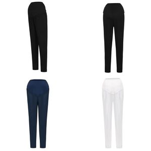 Kvinnor Kläder Maternity Byxor Bottoms Stödja Abdomen Leggings Solid Färg Kvinna Byxor 23 9mk Y2