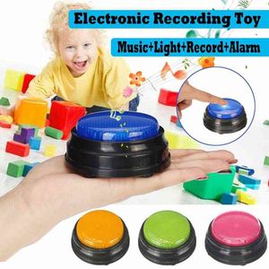 Press recording button buzzer sound button can record sound or music Kids Children Toy Gifts G1224