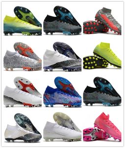 2021 Superfly VII 7 360 Elite SE AG Rosa Panther Daybreak Safari CR7 Ronaldo Mens Boys Soccer Shoes Football Boots Cleats 39-45