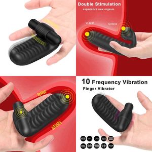 NXY Sex Masturbators Män Kvinna Finger Vibrator Masturbation G Spot Massage Climax Stimulation Clitoris Toy