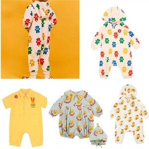 Baby Romper Koreanska Brand Höst Fashion Boys Kläder Onesie Play Suit Born Kids OuterWear Thanksgiving Outfits för Girls 211011