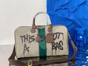 Bolsa de viagens de moda de moda de alta qualidade de gradiente de alta qualidade Mulheres Mulheres Mulheres Duffle Leather Bolsas de bagagem