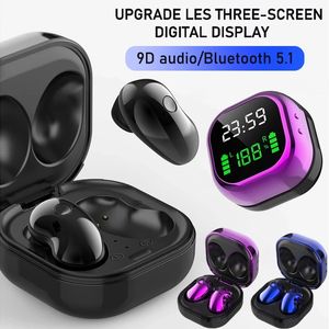 S6 mais TWS Bluetooth fone de ouvido música fone de ouvido à prova d'água Earpiece esporte Fones de ouvido para fones de ouvido sem fio do telefone inteligente