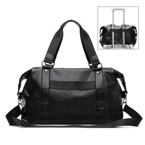 Saco de ginásio de couro pu bolsas de esportes bolsas para fitness homens mulheres treinando sapatos de ombro traveling saco de esporte gymtas saco xa671 + wa y0803