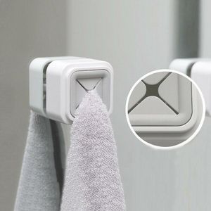 Towel Racks Wall Mount Storage Hook Home Portable Wash Cloth Clip Organizer Dry Holder Drop Self Adhesive Bathroom Tool