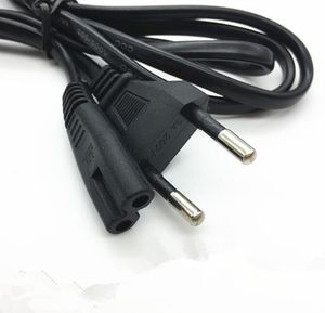 Figure 8 Câble de remplacement du câble d'alimentation secteur Câble de remplacement du fil 1.5m 5 pieds pour Playstation Chargeur d'ordinateur portable 2 Prong US EU Plug 2021