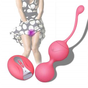 NXY Ägg Trådlös Remote Vibrator Sexleksaker För Kvinna Kegelbollar Geisha Vaginal Kinesisk Simulator Ben Wa 1124