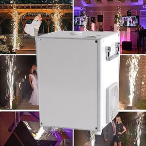Stage Light 650W Sparkular Cold Spark Fountain Display Machine för Wedding Bar Party med fjärrkontroll