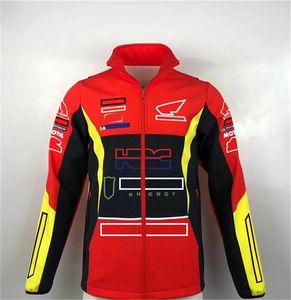 Model Explosion Moto Factory Team SWEATER Płaszcz podwójna bawełniana ciepła wodoodporna kurtka wyścigowa stojak