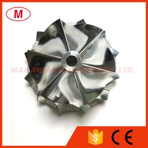 TD05H 56.00 / 70.00mm 6 + 6 Blades TurboCharger Turbo Covet Compressor колесо / алюминиевый 2618 / Фрезерное колесо для картриджа / Chra / Core