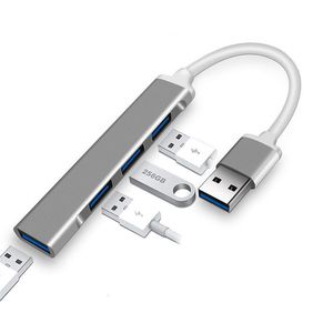 Dizüstü Bilgisayarlar USB Hub 3.0 Tipi C 3.1 4 Portlu Çok Splitter Adaptörü OTG Lenovo Xiaomi Macbook için Pro-13 15 Hava Pro PC Bilgisayar Aksesuarları Tarayıcı Aracı Yeni