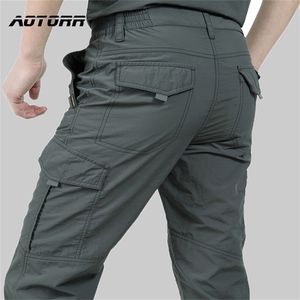 Breathable Waterproof Hiking Pants Men Thin Quick Dry Trousers Outdoor Climbing Male Military Tactical Cargo Sweatpants 210716