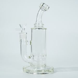 dab rig 10 inches 5mm thick clear percolator oil hookah beaker glass smoking water pipe shisha with bowls